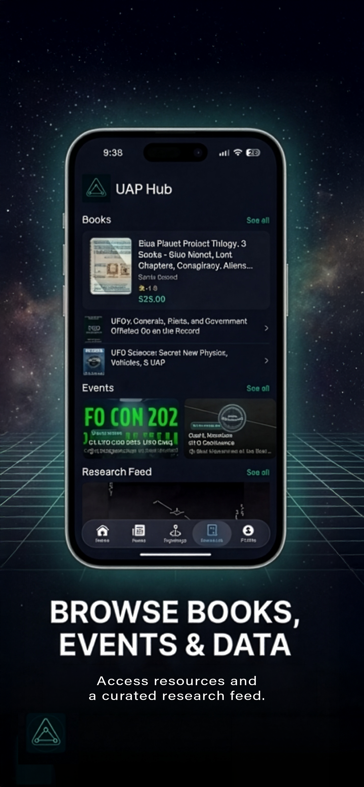 Browse Books, Events and Data